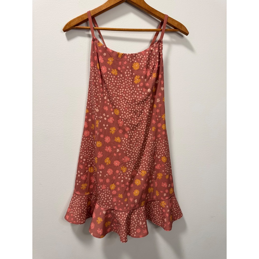OFFLINE by Aerie Floral Rose Real Me Ruffle Exercise Dress with Shorts Medium - Picture 2 of 9